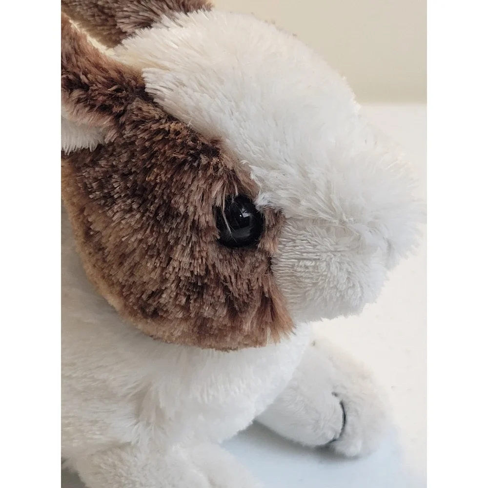 Wishpets Harvey Bunny Rabbit Stuffed Animal Plush Vintage 2004 Brown White 9